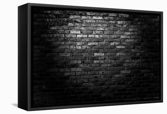 Old Grunge Brick Wall Background-Ruslan Ivantsov-Framed Stretched Canvas