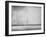 Old Grunge Room with Concrete Wall, Black and White Background-Vlntn-Framed Art Print