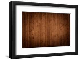 Old, Grunge Wood Panels Used as Background-Reinhold Leitner-Framed Photographic Print