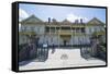 Old Hakodate Public Hall, Motomachi district, Hakodate, Hokkaido, Japan, Asia-Michael Runkel-Framed Stretched Canvas