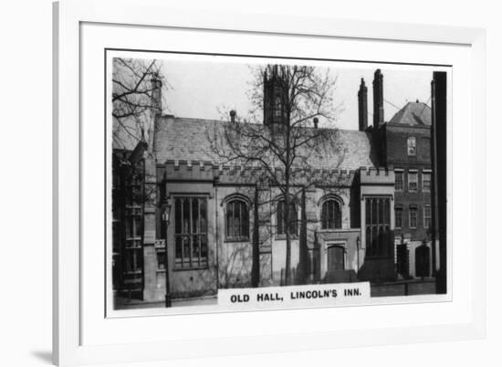 Old Hall, Lincoln's Inn, London, C1920S-null-Framed Giclee Print