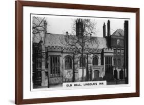 Old Hall, Lincoln's Inn, London, C1920S-null-Framed Giclee Print
