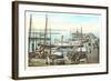 Old Harbor, Block Island, Rhode Island-null-Framed Premium Giclee Print