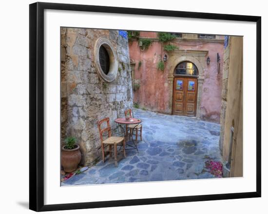 Old Harbor, Chania, Crete, Greece-Darrell Gulin-Framed Photographic Print