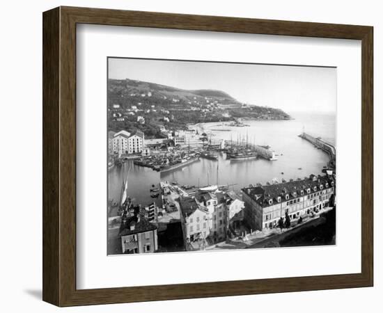 Old Harbor, Nice-Chris Hellier-Framed Photographic Print