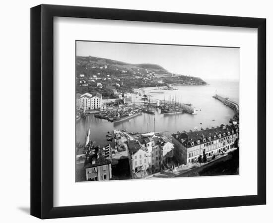 Old Harbor, Nice-Chris Hellier-Framed Photographic Print