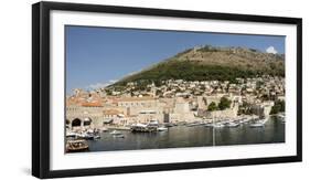 Old harbour at Dubrovnik, Croatia, Europe-Tony Waltham-Framed Photographic Print