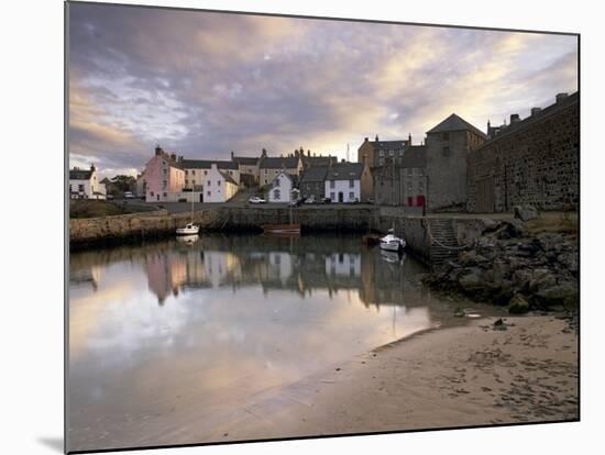 Old Harbour Dating from the 17th Century, of Portsoy at Sunset, Near Banff, Aberdeenshire, Scotland-Patrick Dieudonne-Mounted Photographic Print