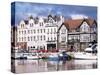 Old Harbour, Douglas, Isle of Man, England, United Kingdom-G Richardson-Stretched Canvas