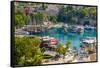 Old Harbour, Kaleici, Antalya, Turkey Minor, Eurasia-Neil Farrin-Framed Stretched Canvas