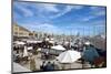 Old Harbour Port Vell, Barcelona, Catalonia, Spain-null-Mounted Art Print