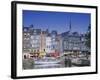 Old Harbour, St. Catherine's Quay and Spire of St. Catherine's Church Behind, Honfleur, France-Guy Thouvenin-Framed Photographic Print