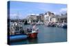 Old Harbour, Weymouth, Dorset-Peter Thompson-Stretched Canvas