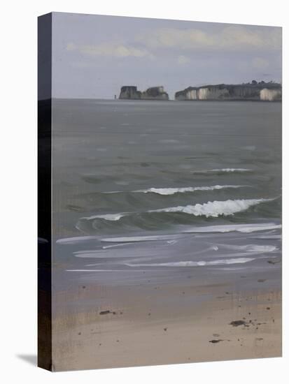 Old Harry from Studland, April-Tom Hughes-Stretched Canvas