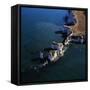 Old Harry Rocks, Chalk Stacks Located Directly-Adrian Warren-Framed Stretched Canvas