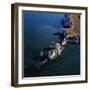 Old Harry Rocks, Chalk Stacks Located Directly-Adrian Warren-Framed Photographic Print