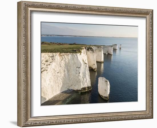 Old Harry Rocks, Jurassic Coast, UNESCO World Heritage Site, Dorset, England-Ben Pipe-Framed Photographic Print