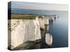 Old Harry Rocks, Jurassic Coast, UNESCO World Heritage Site, Dorset, England-Ben Pipe-Stretched Canvas
