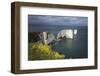 Old Harry Rocks on the Jurassic Coast, UNESCO World Heritage Site, Swanage, Dorset, England-Stuart Black-Framed Photographic Print