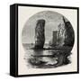 Old Harry Rocks, the South Coast, UK, 19th Century-null-Framed Stretched Canvas