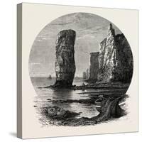 Old Harry Rocks, the South Coast, UK, 19th Century-null-Stretched Canvas