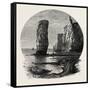 Old Harry Rocks, the South Coast, UK, 19th Century-null-Framed Stretched Canvas