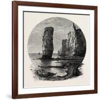 Old Harry Rocks, the South Coast, UK, 19th Century-null-Framed Giclee Print