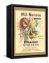 Old Harwin Whiskey Label-null-Framed Stretched Canvas