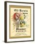 Old Harwin Whiskey Label-null-Framed Art Print