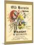 Old Harwin Whiskey Label-null-Mounted Art Print