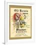 Old Harwin Whiskey Label-null-Framed Art Print