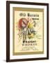 Old Harwin Whiskey Label-null-Framed Art Print