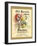 Old Harwin Whiskey Label-null-Framed Art Print