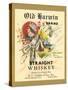 Old Harwin Whiskey Label-null-Stretched Canvas