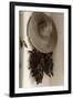 Old Hat and Ristras-Kathy Mahan-Framed Photographic Print