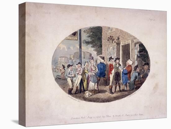 Old Hats Tavern, (Uxbridge, Middlesex), 1796-Isaac Cruikshank-Stretched Canvas
