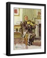 Old Heffel of Rowton House, 1915-17-Walter Richard Sickert-Framed Giclee Print