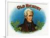 Old Hickory Brand Cigar Box Label, Andrew Jackson-Lantern Press-Framed Art Print