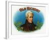 Old Hickory Brand Cigar Box Label, Andrew Jackson-Lantern Press-Framed Art Print