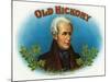 Old Hickory Brand Cigar Box Label, Andrew Jackson-Lantern Press-Mounted Art Print