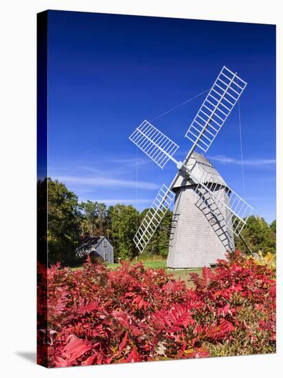 Old Higgins Farm Windmill-Michael Blanchette-Stretched Canvas