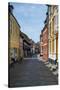 Old Historical Houses in Ribe, Denmark's Oldest Surviving City, Jutland, Denmark-Michael Runkel-Stretched Canvas