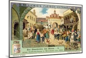 Old Hofbrauhaus in Munich, 1830-null-Mounted Giclee Print