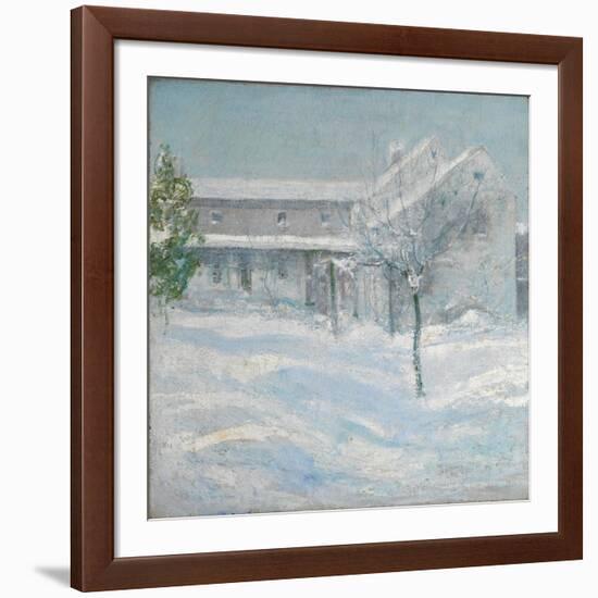 Old Holley House, Cos Cob, 1901-John Henry Twachtman-Framed Giclee Print
