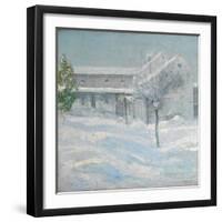 Old Holley House, Cos Cob, 1901-John Henry Twachtman-Framed Giclee Print
