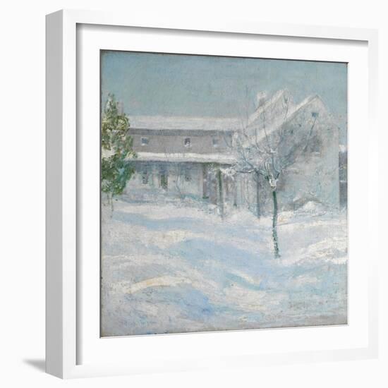 Old Holley House, Cos Cob, 1901-John Henry Twachtman-Framed Giclee Print