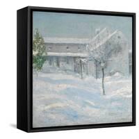 Old Holley House, Cos Cob, 1901-John Henry Twachtman-Framed Stretched Canvas