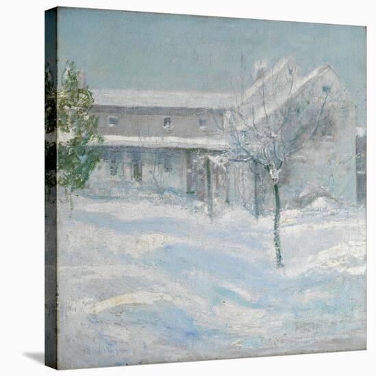 Old Holley House, Cos Cob, 1901-John Henry Twachtman-Stretched Canvas