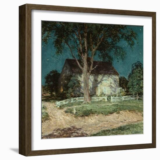 Old Homestead Connecticut, C.1914-Willard Leroy Metcalf-Framed Giclee Print