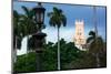 Old Hotel with Palm Trees in Havana-terekhov igor-Mounted Photographic Print